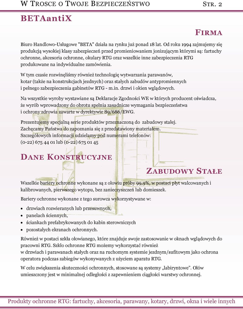 produkowane na indywidualne zamówienia.