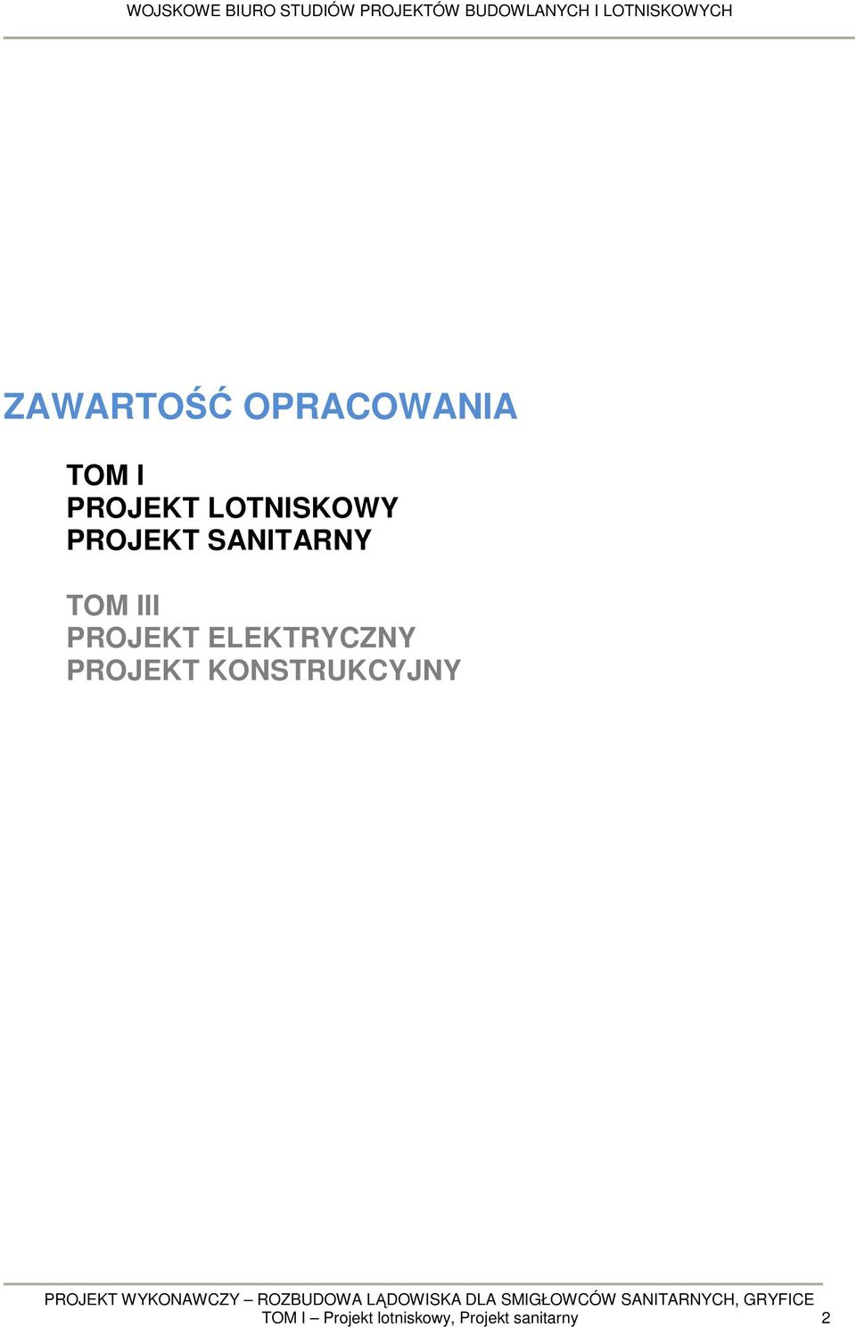 PROJEKT ELEKTRYCZNY PROJEKT