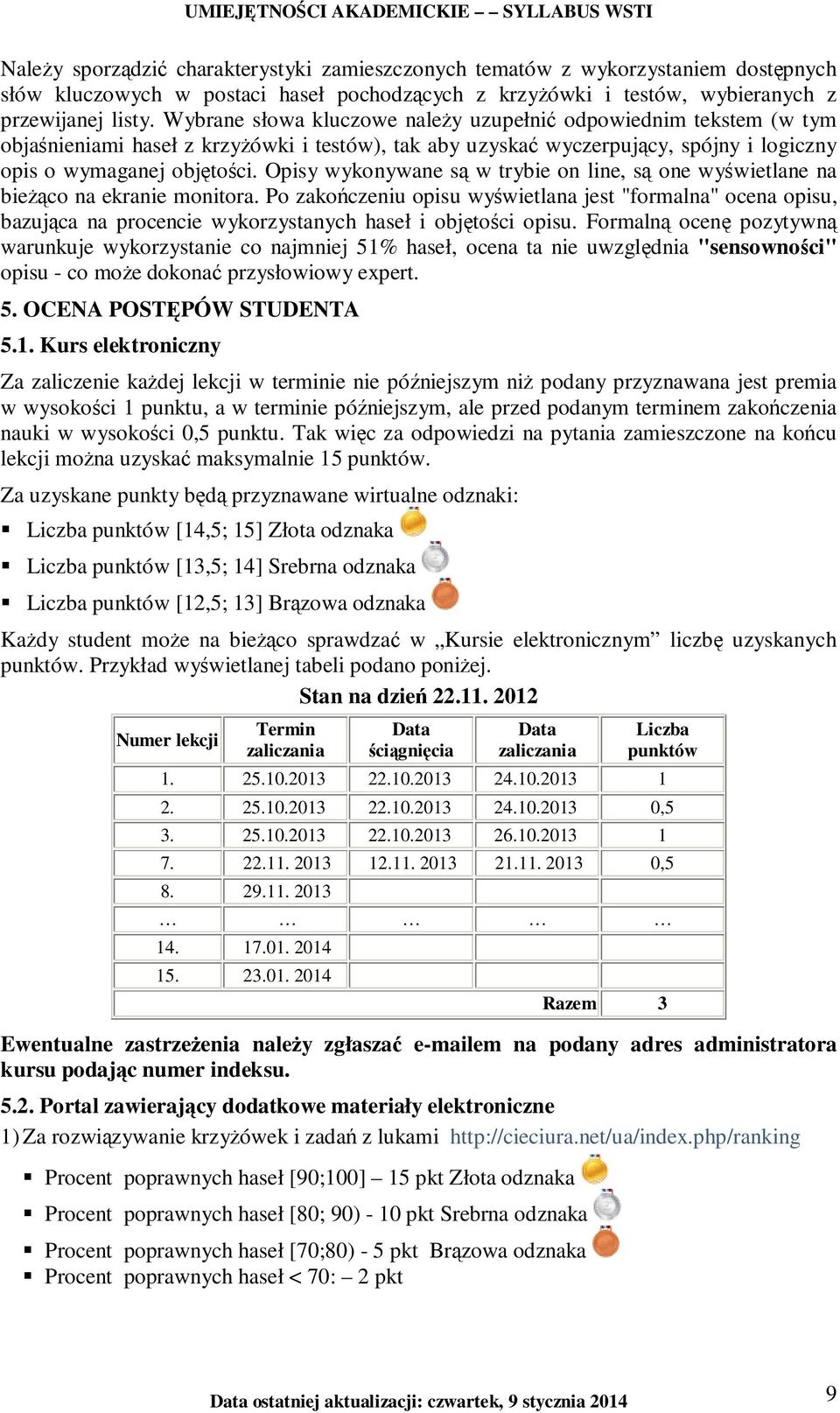 Wybrane słowa kluczowe naleŝy uzupełnić odpowiednim tekstem (w tym objaśnieniami haseł z krzyŝówki i testów), tak aby uzyskać wyczerpujący, spójny i logiczny opis o wymaganej objętości.