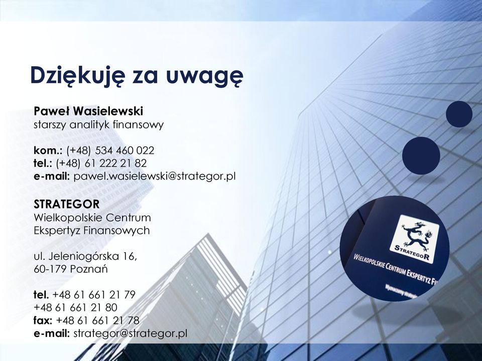 pl STRATEGOR Wielkopolskie Centrum Ekspertyz Finansowych ul.