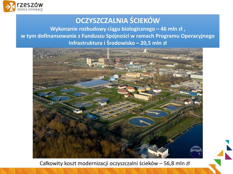 Programu Operacyjnego Infrastruktura i Środowisko 20,5 mln zł
