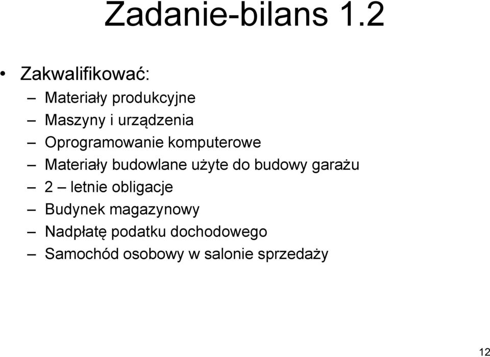 Oprogramowanie komputerowe Materiały budowlane użyte do budowy