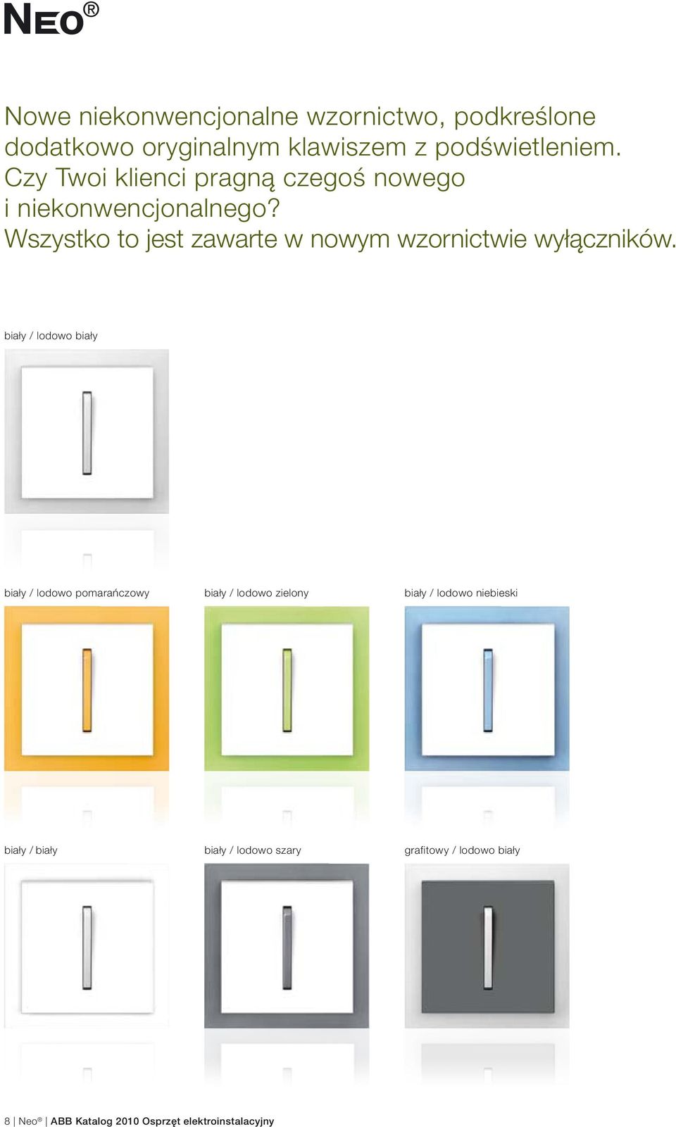 Wszystko to jest zawarte w nowym wzornictwie wyłączników.