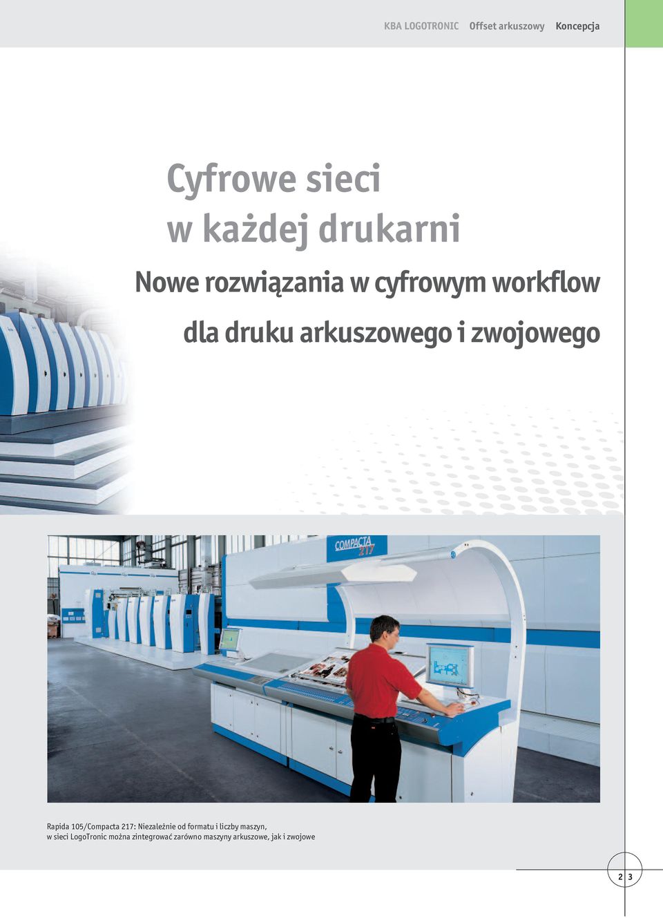 zwojowego Rapida 105/Compacta 217: Niezależnie od formatu i liczby