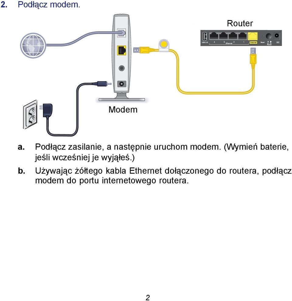 (Wymień baterie, jeśli wcześniej je wyjąłeś.) b.