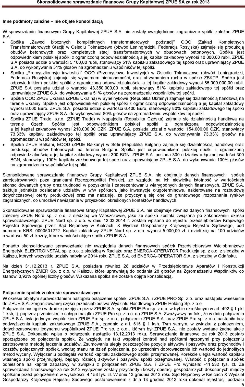 produkcją obudów betonowych oraz kompletnych stacji transformatorowych w obudowach betonowych.