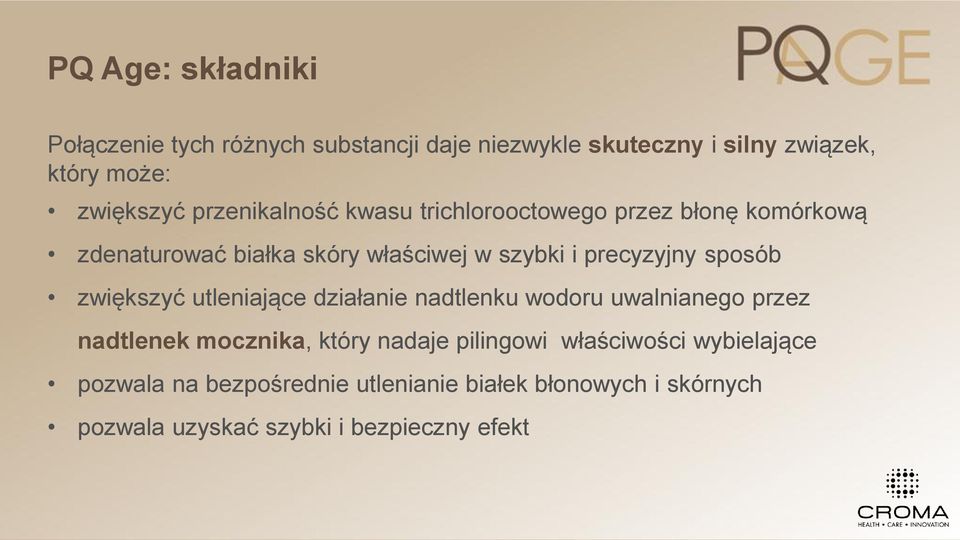 sposób zwiększyć utleniające działanie nadtlenku wodoru uwalnianego przez nadtlenek mocznika, który nadaje pilingowi