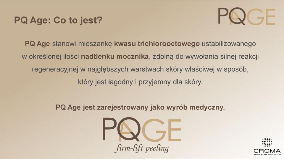 ilości nadtlenku mocznika, zdolną do wywołania silnej reakcji regeneracyjnej w