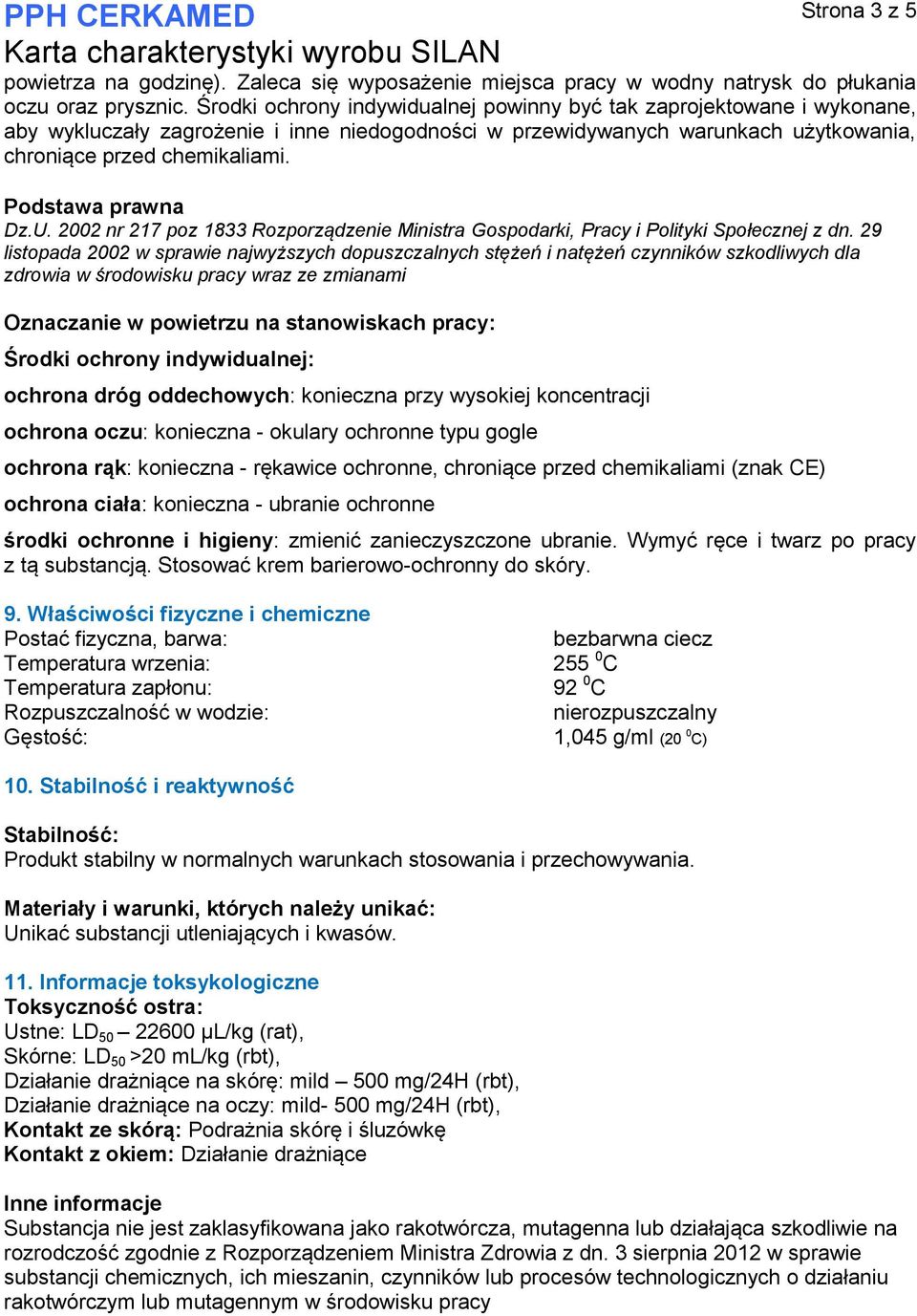 Podstawa prawna Dz.U. 2002 nr 217 poz 1833 Rozporządzenie Ministra Gospodarki, Pracy i Polityki Społecznej z dn.