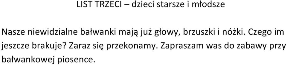 nóżki. Czego im jeszcze brakuje?