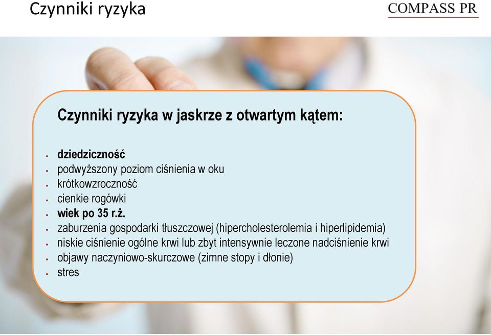 zaburzenia gospodarki tłuszczowej (hipercholesterolemia i hiperlipidemia) niskie ciśnienie