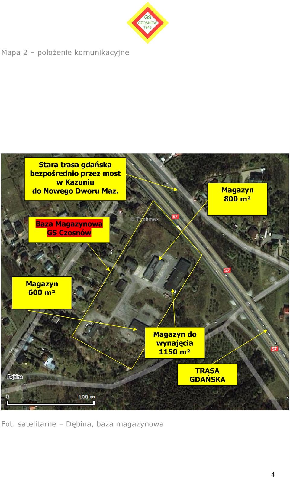 Magazyn 800 m² Baza Magazynowa GS Czosnów Magazyn 600 m²
