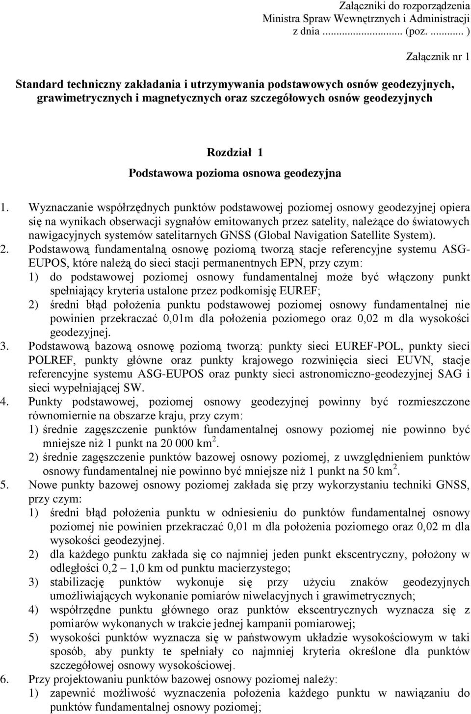 pozioma osnowa geodezyjna 1.