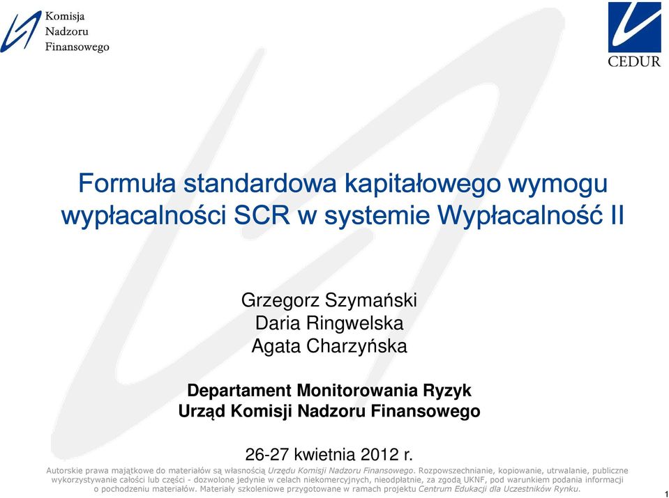 Ringwelska Agata Charzyńska Departament Monitorowania