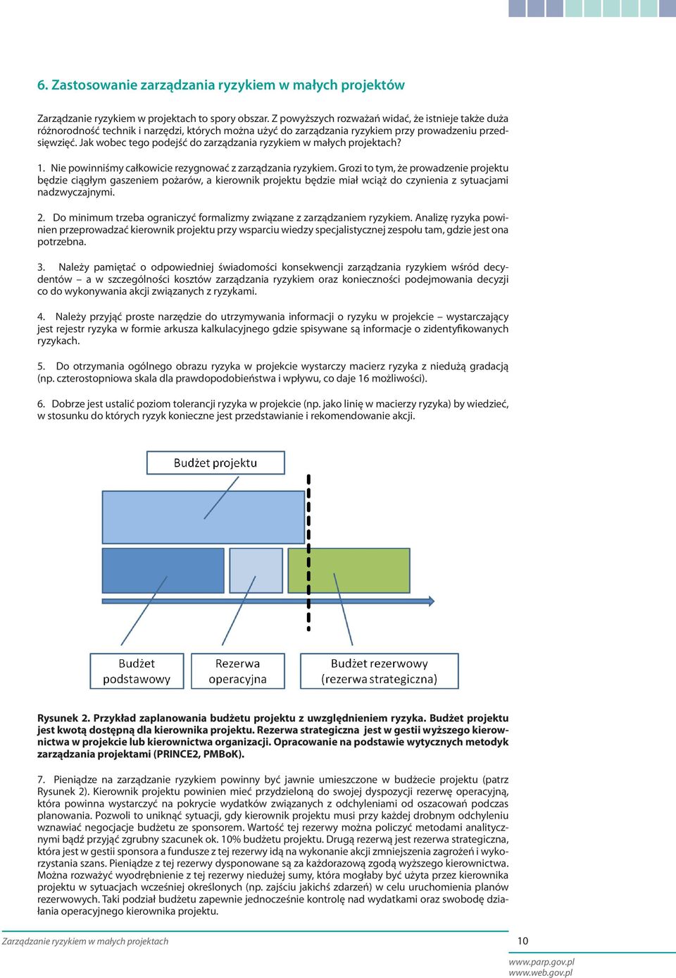 Jak wobec tego podejść do zarządzania ryzykiem w małych projektach? 1. Nie powinniśmy całkowicie rezygnować z zarządzania ryzykiem.