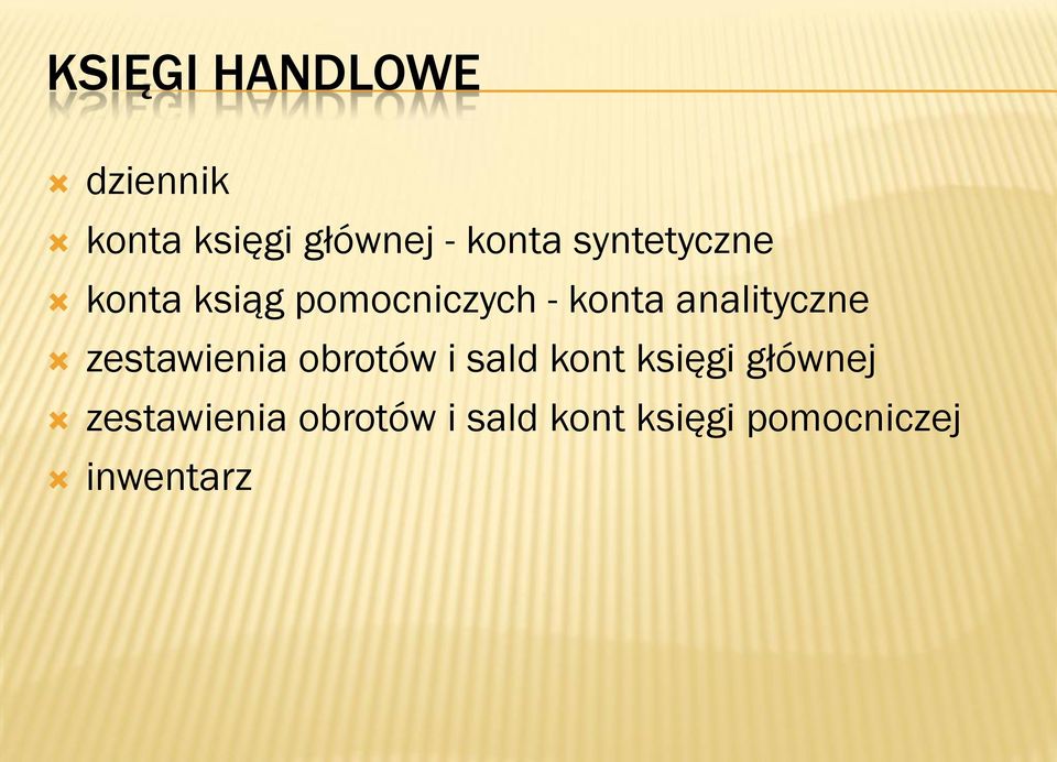 analityczne zestawienia obrotów i sald kont księgi