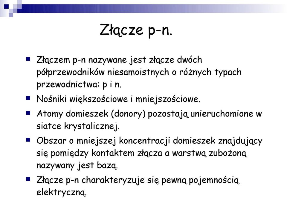 i n. Nośniki większościowe i mniejszościowe.