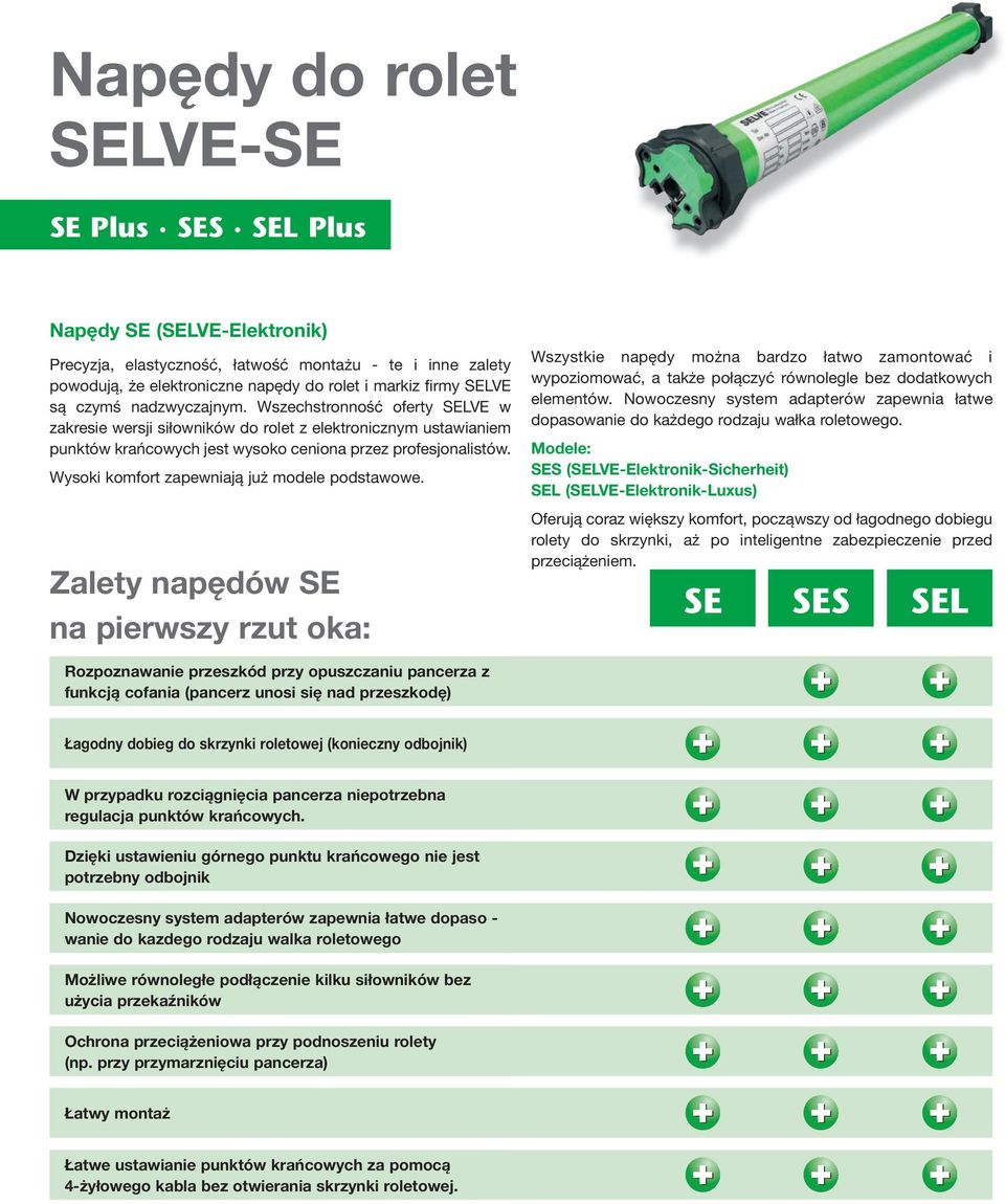 Wysoki komfort zapewniają już modele podstawowe.