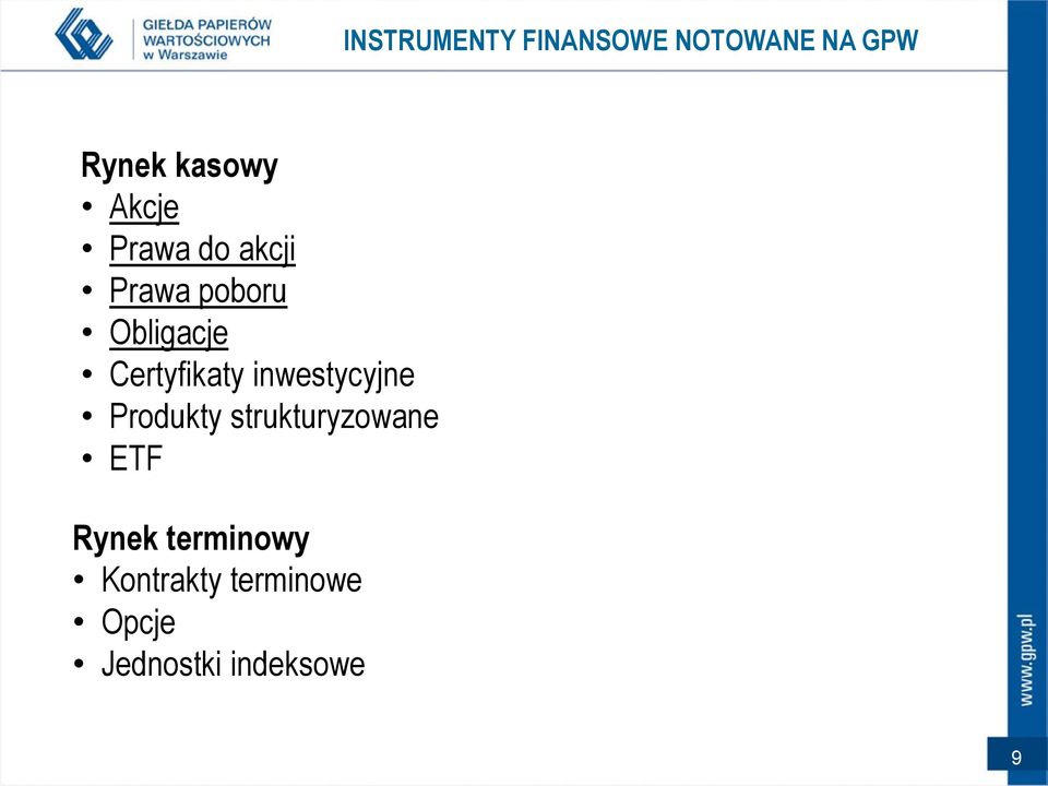 Certyfikaty inwestycyjne Produkty strukturyzowane