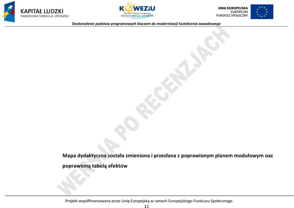 efektów rojekt współfinansowany przez Unię