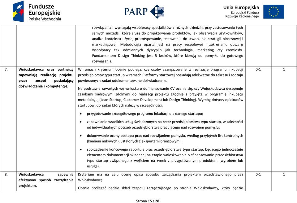 użycia, prototypowanie, testowanie do stworzenia strategii biznesowej i marketingowej.