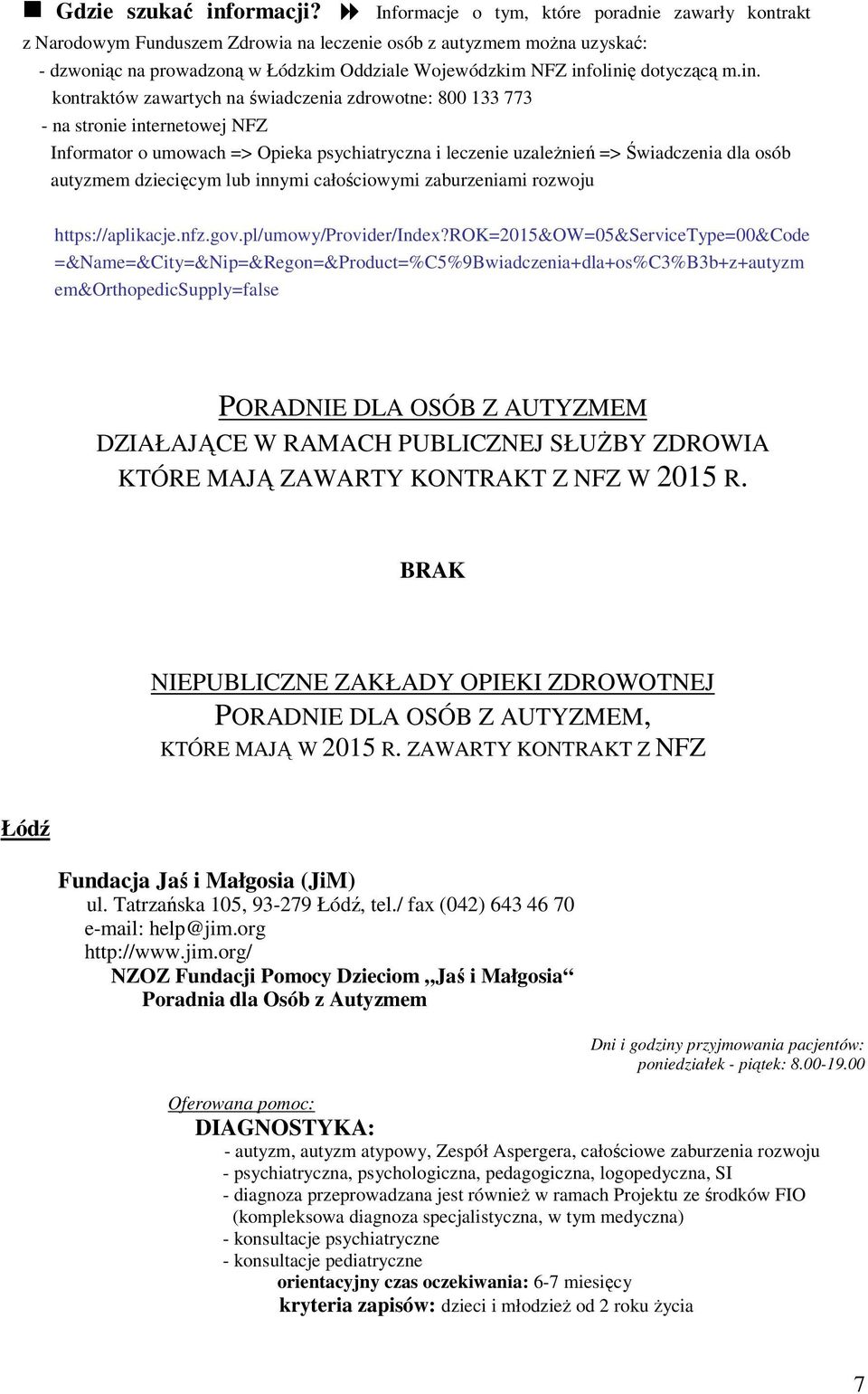 dotyczącą m.in.