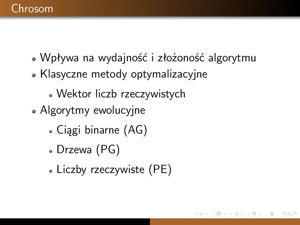 Wektor liczb rzeczywistych Algorytmy