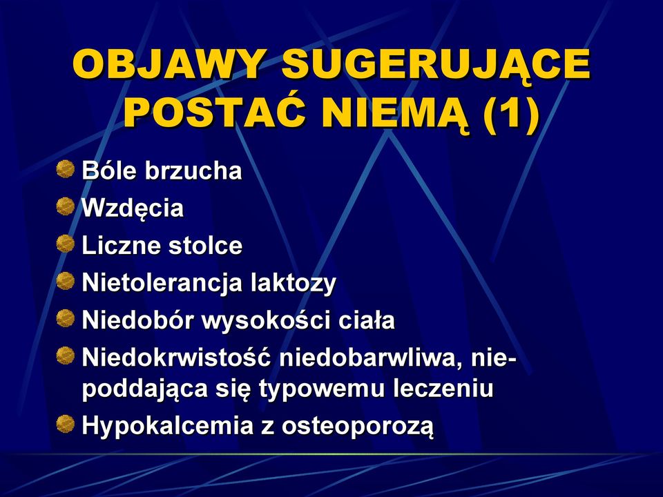 wysokości ciała Niedokrwistość niedobarwliwa, nie-