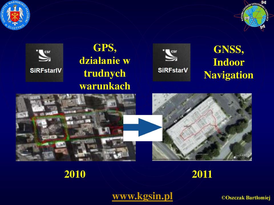 warunkach GNSS,