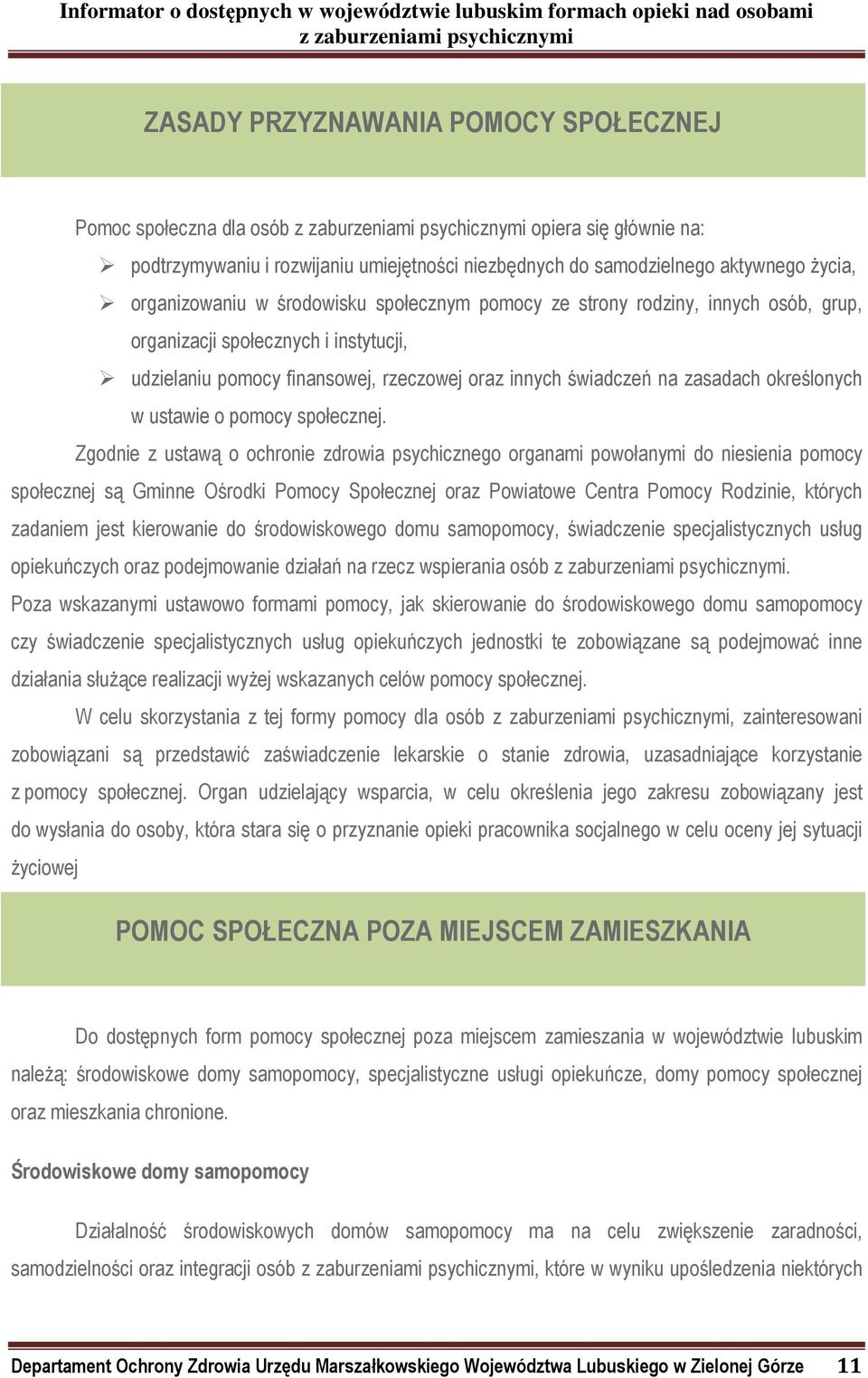 społecznej.