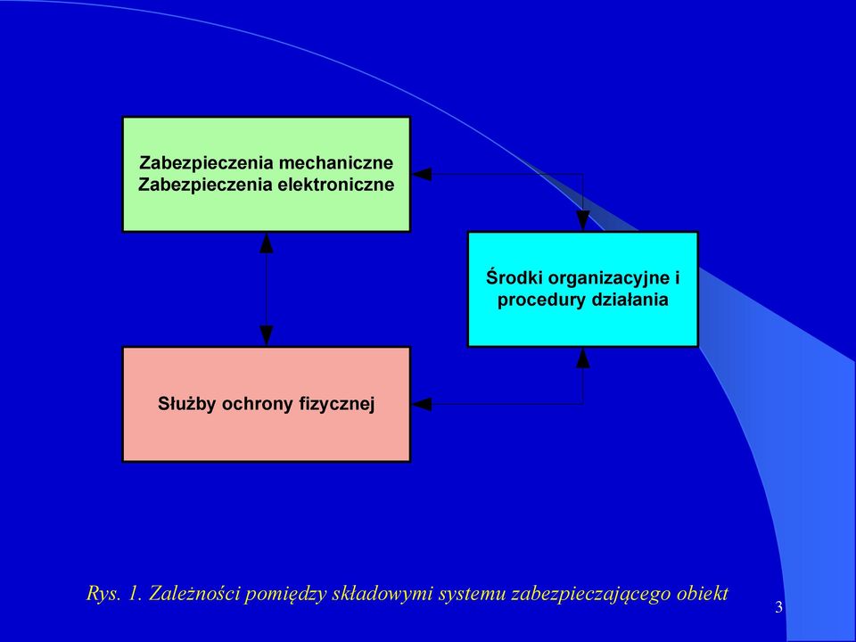 działania Służby ochrony fizycznej Rys. 1.