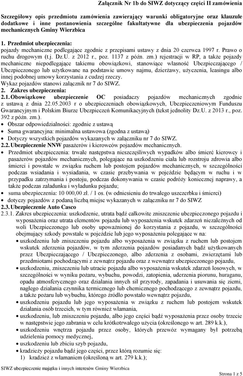U. z 2012 r., poz. 1137 z późn. zm.