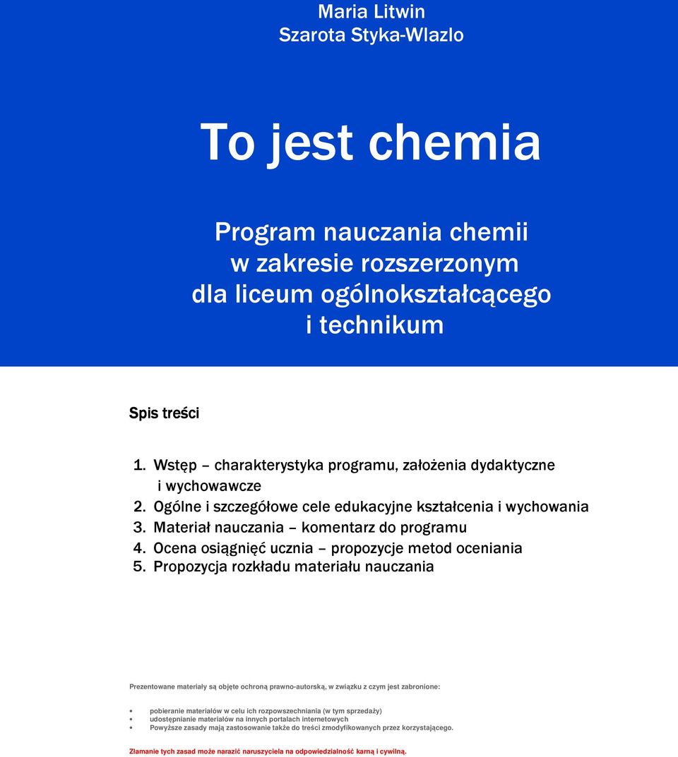 Ocena osiągnięć ucznia propozycje metod oceniania 5.