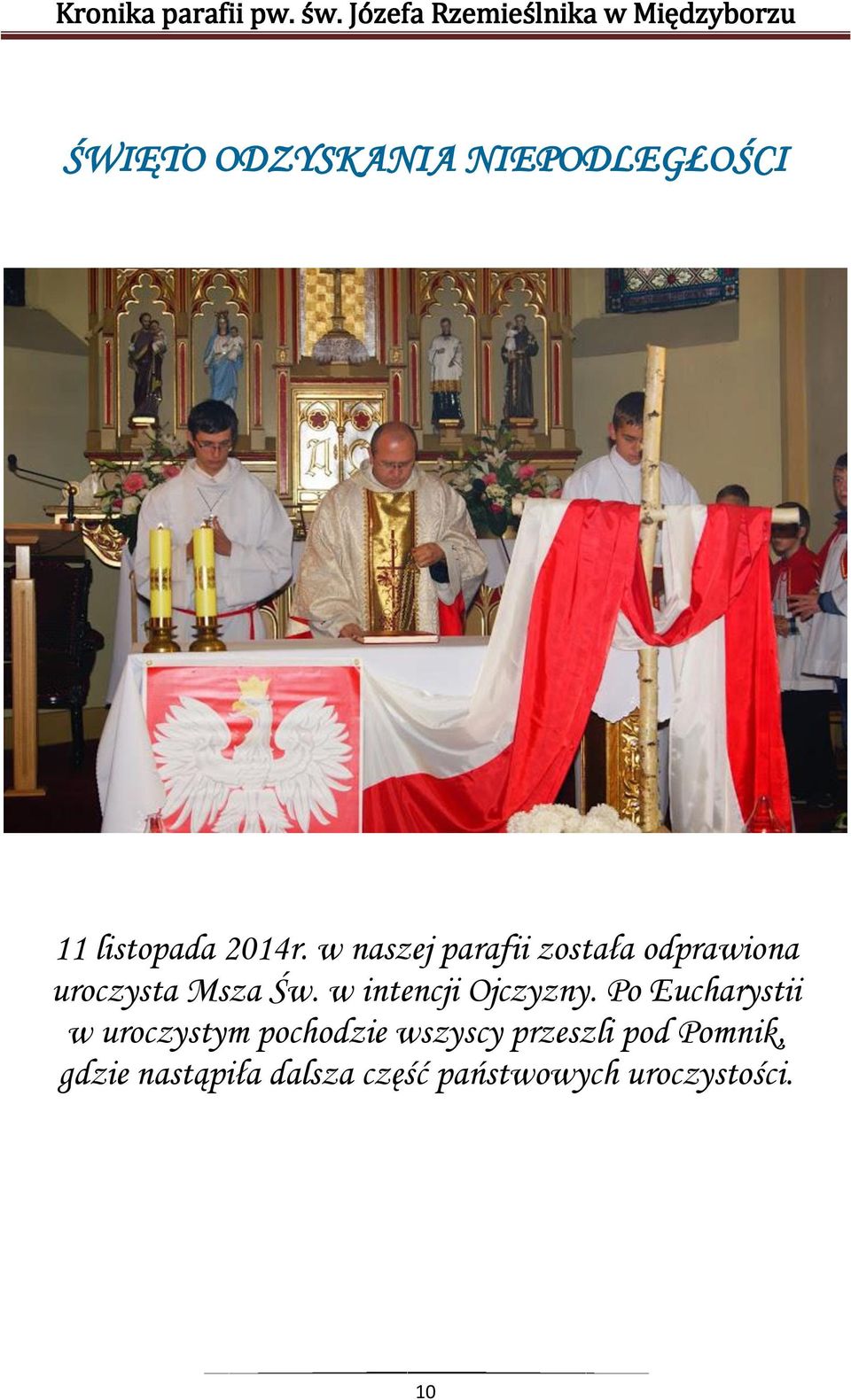 w intencji Ojczyzny.