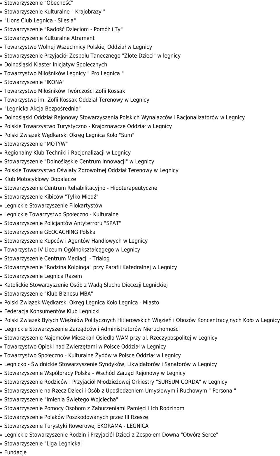 Stowarzyszenie "IKONA" Towarzystwo Miłośników Twórczości Zofii Kossak Towarzystwo im.