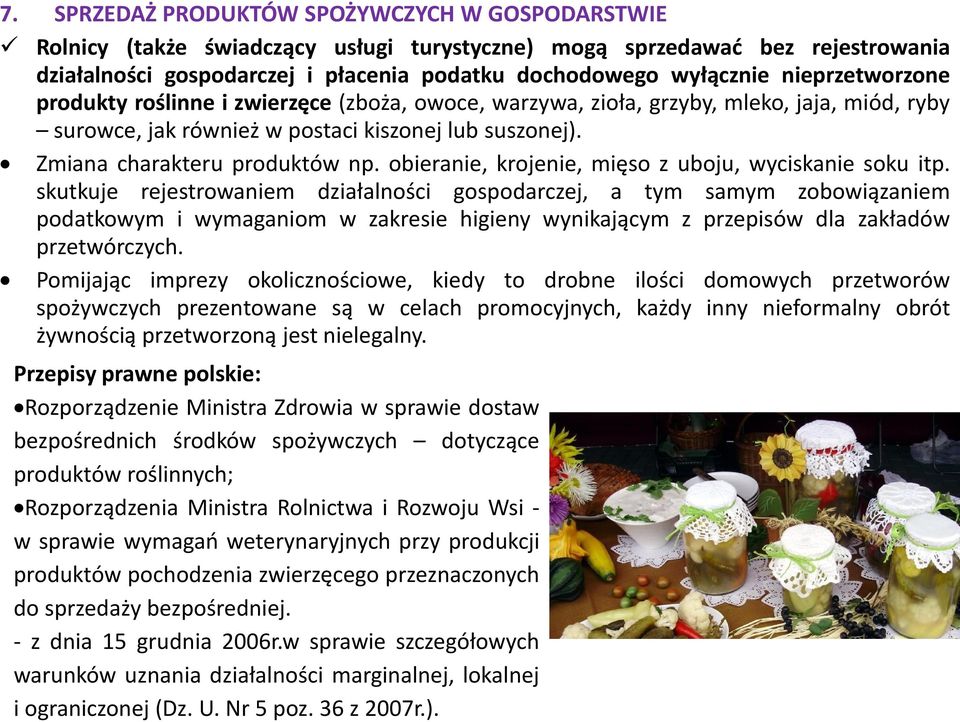 obieranie, krojenie, mięso z uboju, wyciskanie soku itp.