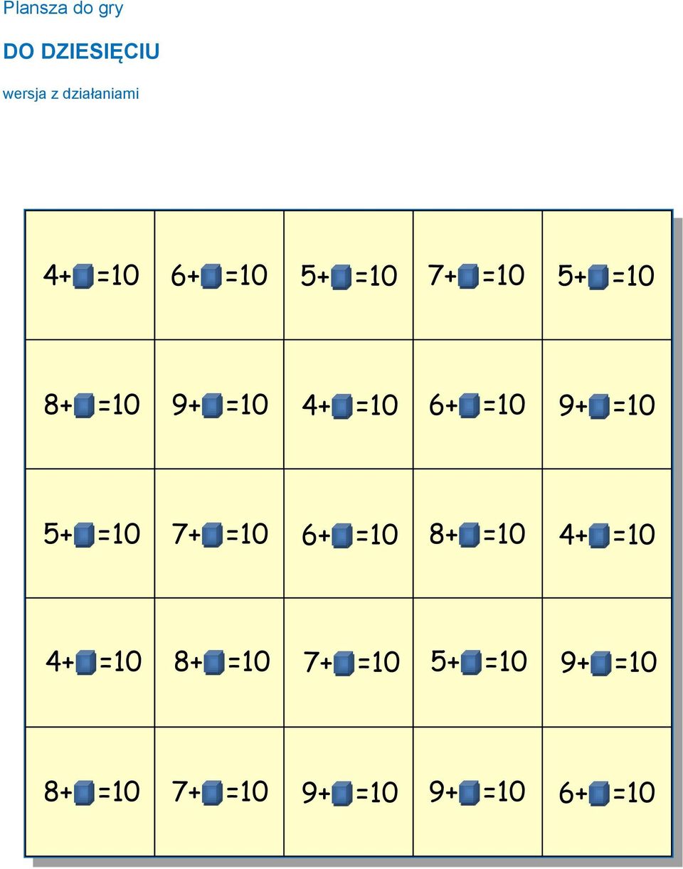 =10 9+ =10 5+ =10 7+ =10 6+ =10 8+ =10 4+ =10 4+ =10 8+