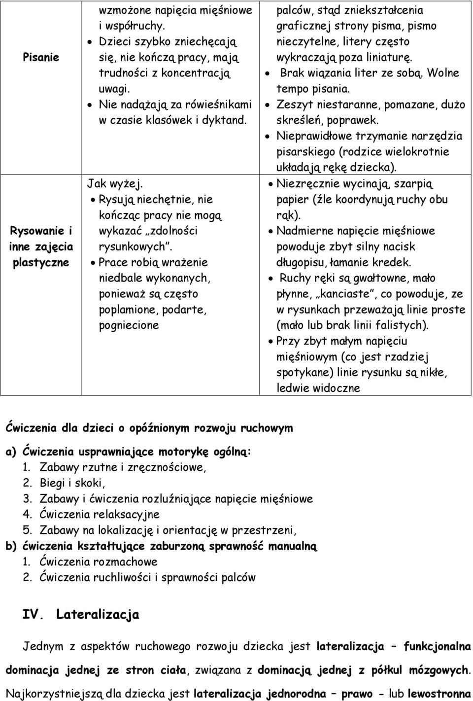 Prace robią wrażenie niedbale wykonanych, ponieważ są często poplamione, podarte, pogniecione palców, stąd zniekształcenia graficznej strony pisma, pismo nieczytelne, litery często wykraczają poza