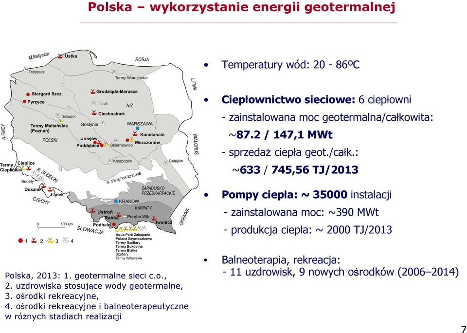 wita: ~87.2 / 147,1 MWt - sprzedaż ciepła geot./całk.