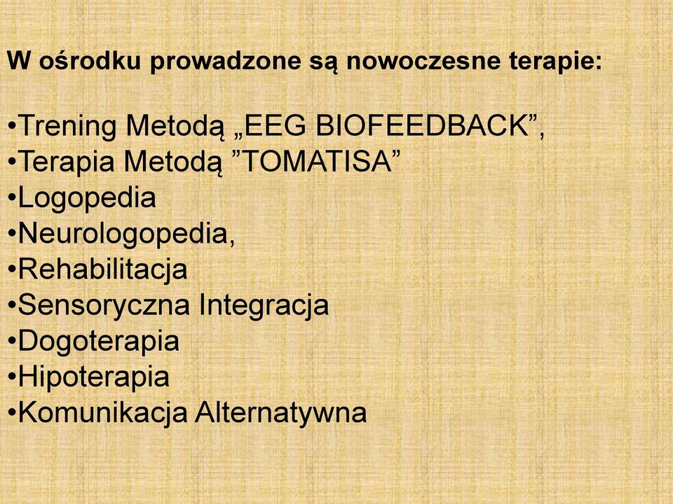 Logopedia Neurologopedia, Rehabilitacja Sensoryczna