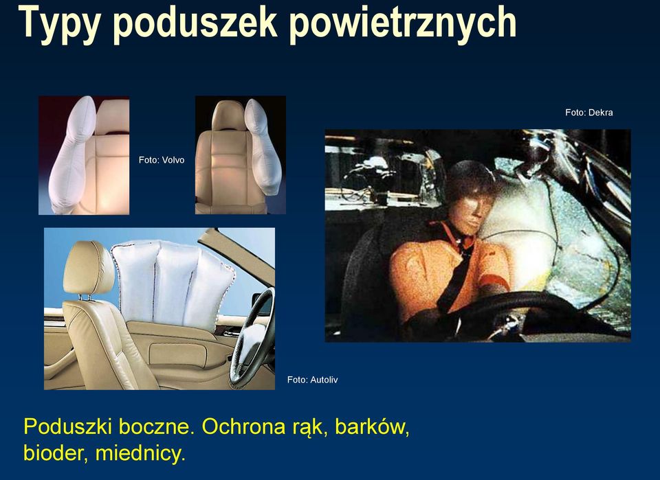 Autoliv Poduszki boczne.