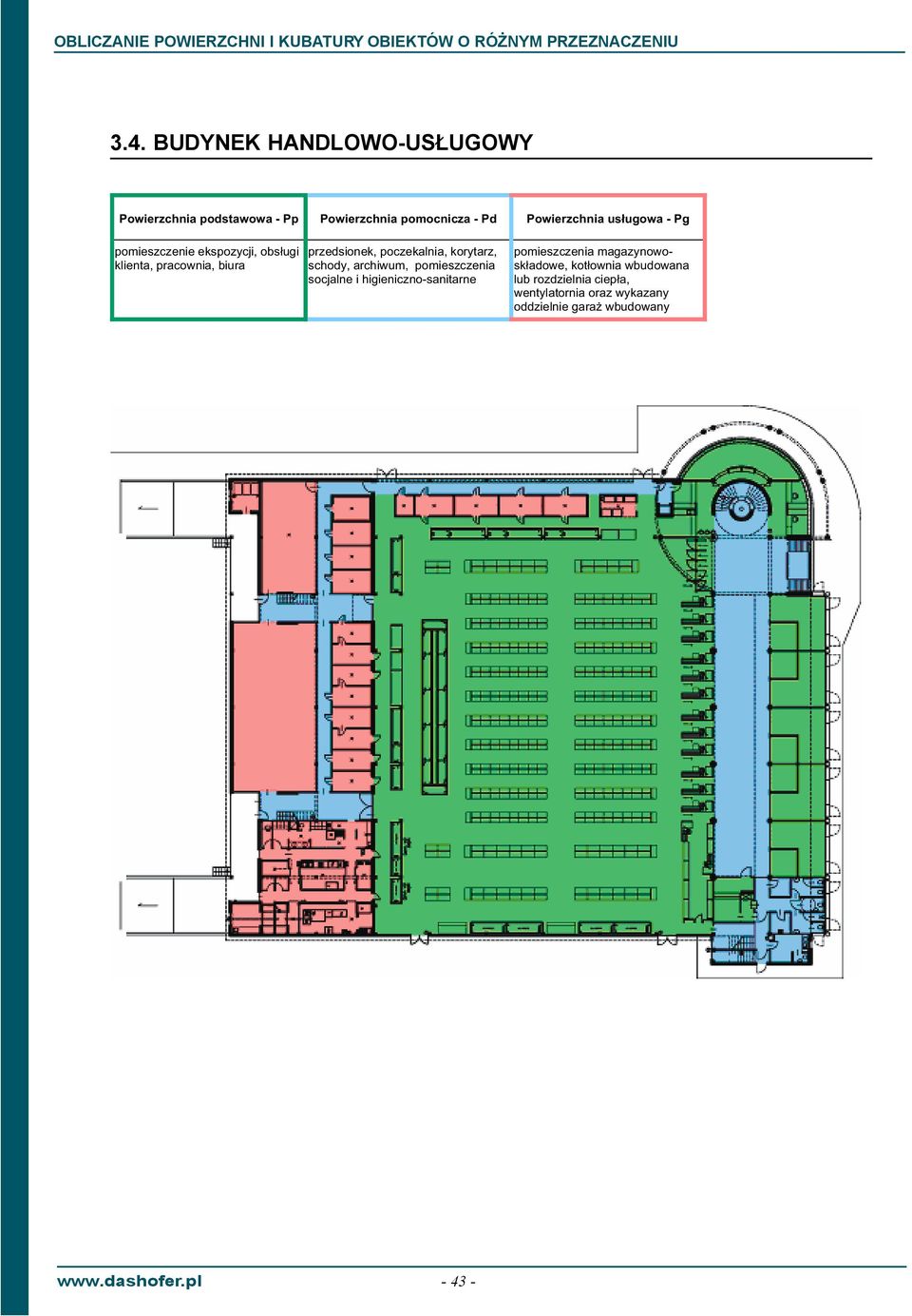 korytarz, schody, archiwum, pomieszczenia socjalne i higieniczno-sanitarne pomieszczenia magazynowosk