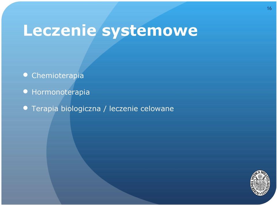Hormonoterapia Terapia