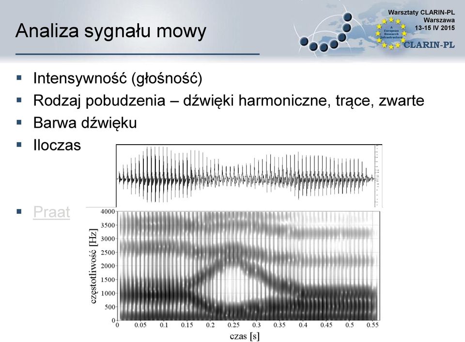 Rodzaj pobudzenia dźwięki harmoniczne,