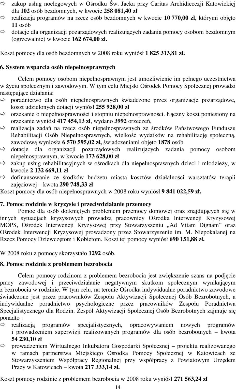 organizacji pozarządowych realizujących zadania pomocy osobom bezdomnym (ogrzewalnie) w kwocie 162 67