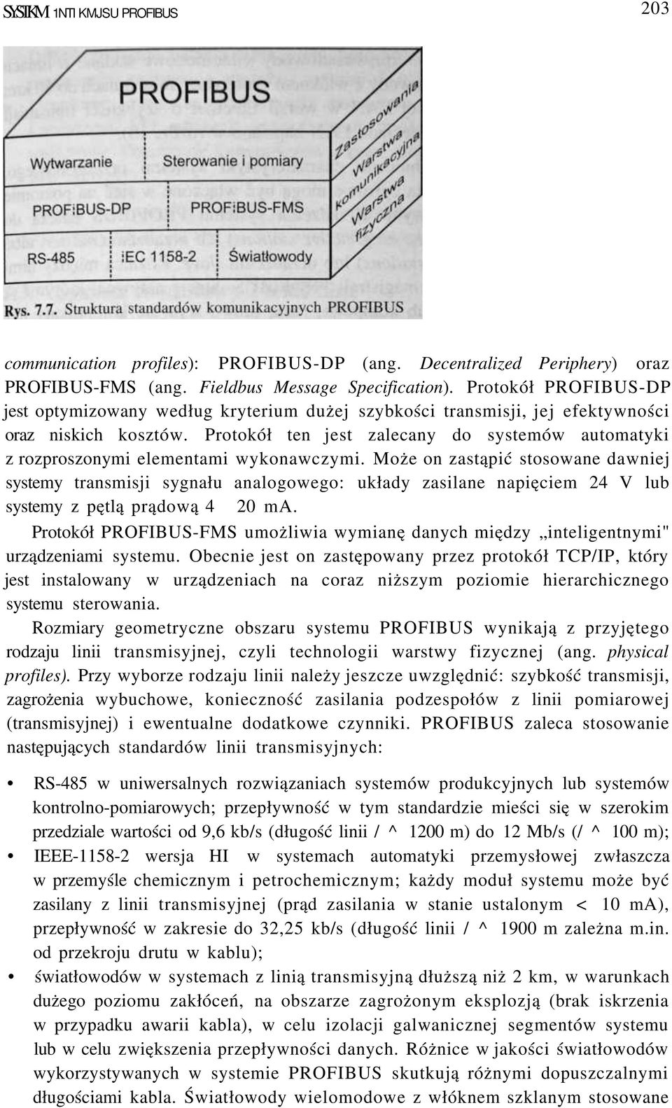 Protokół ten jest zalecany do systemów automatyki z rozproszonymi elementami wykonawczymi.