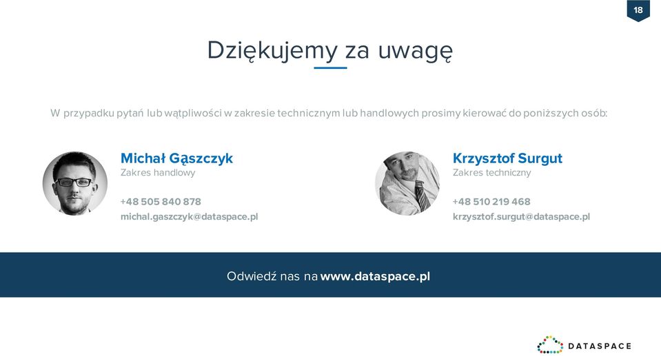 handlowy Krzysztof Surgut Zakres techniczny +48 505 840 878 michal.