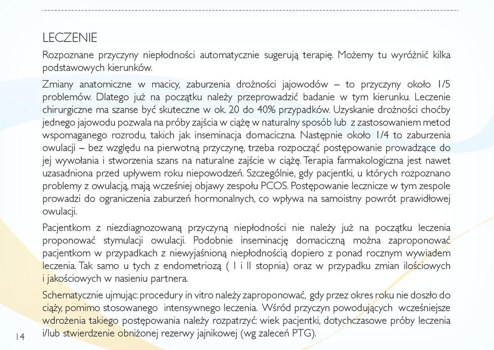 Leczenie chirurgiczne ma szanse być skuteczne w ok. 20 do 40% przypadków.