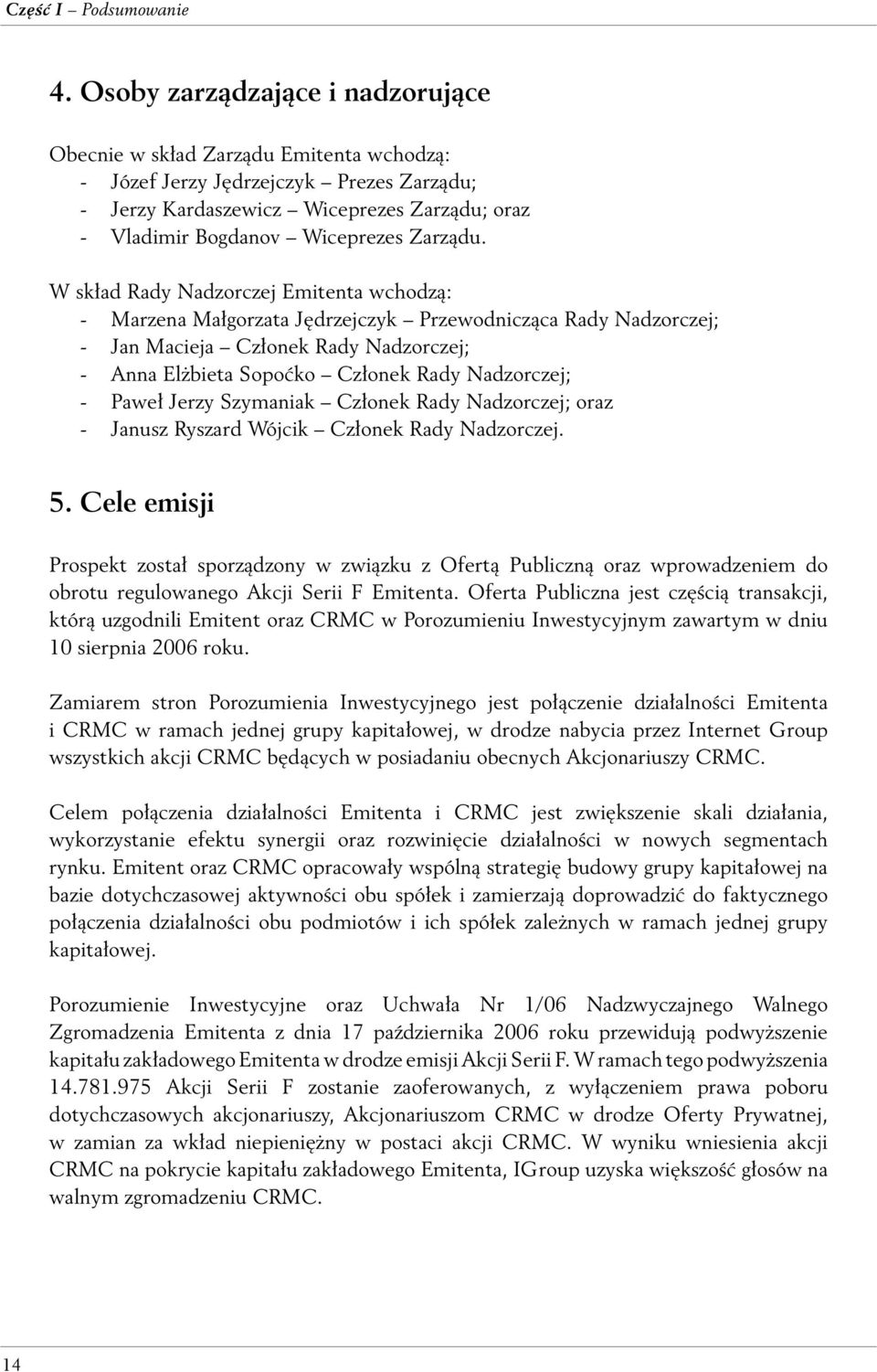 Zarządu.
