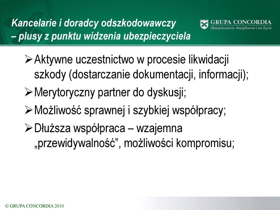 Merytoryczny partner do dyskusji; Możliwość sprawnej i szybkiej